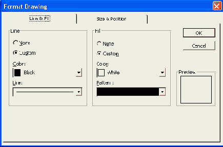  Line & Fill (  )